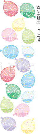 水風船_パステルカラー_水入り_縦長ランダム 118032500