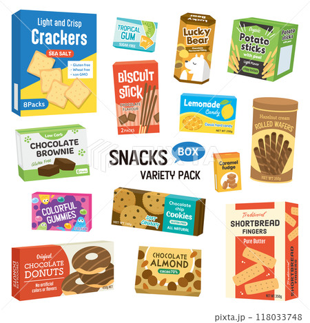 Set of 14 Snacks box variety pack 118033748