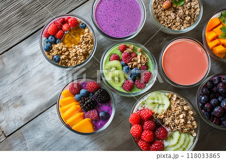 朝食イメージ　アサイーボウル 118033865