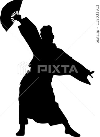 北海道 ソーラン節シルエット 118033913