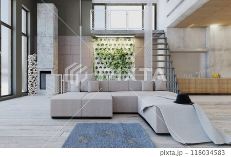 Interior of modern house 118034583