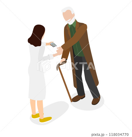 3D Isometric Flat  Set of Blood Sugar Level. Item 2 118034770