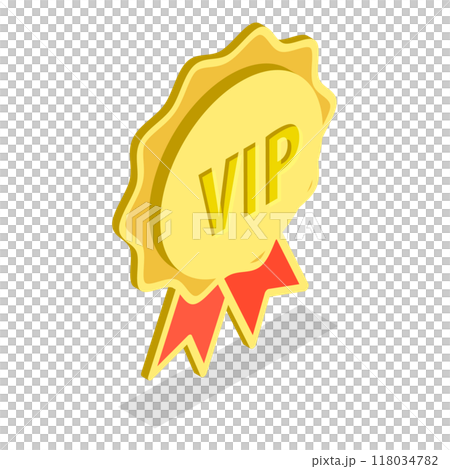 3D Isometric Flat  Set of Customer Loyality Program Elements. Item 2 118034782