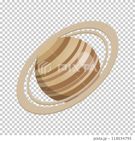 3D Isometric Flat  Set of Solar System Planets. Item 2 118034795