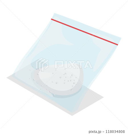 3D Isometric Flat  Set of Illegal Drugs. Item 2 3D Isometric Flat  Set of Illegal Drugs. Item 2 118034808