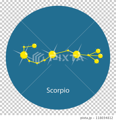 Illustration of Zodiac Constellations. Item 5 118034812