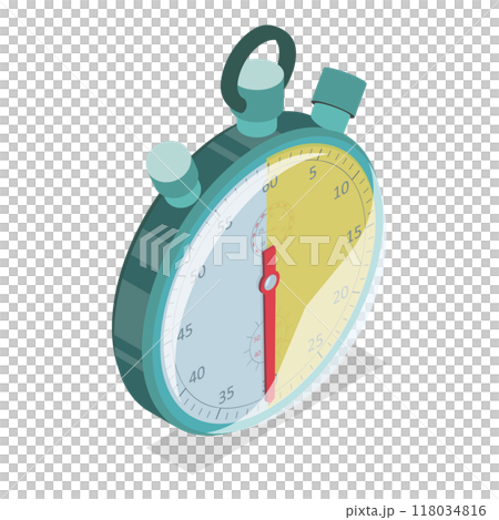 3D Isometric Flat Set of Countdown Timers. Item 2 3D Isometric Flat Set of Countdown Timers. Item 2 118034816