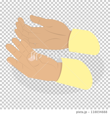 3D Isometric Flat  Set of Muslim Islam Items and People. Item 2 118034888