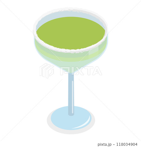 3D Isometric Flat Set of Cocktails. Item 2 3D Isometric Flat Set of Cocktails. Item 2 118034904