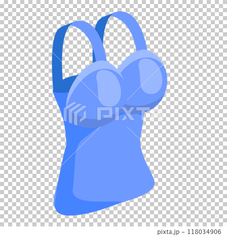 3D Isometric Flat Set of Lingerie And Swimsuits. Item 2 3D Isometric Flat Set of Lingerie And Swimsuits. Item 2 118034906