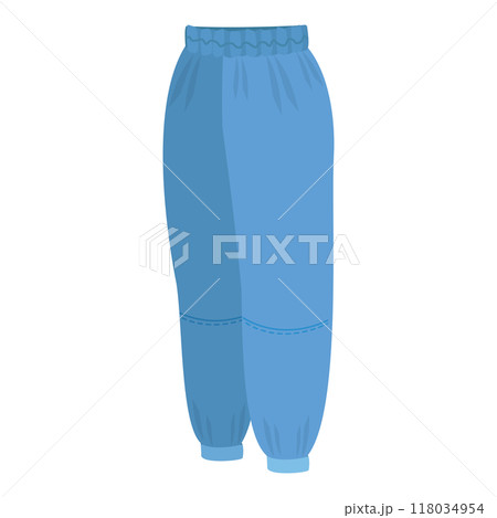 3D Isometric Flat  Set of Jeans Styles. Item 4 118034954