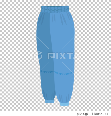 3D Isometric Flat  Set of Jeans Styles. Item 4 118034954