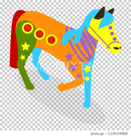 3D Isometric Flat Set of Mexican Alebrijes. Item 2 3D Isometric Flat Set of Mexican Alebrijes. Item 2 118034960