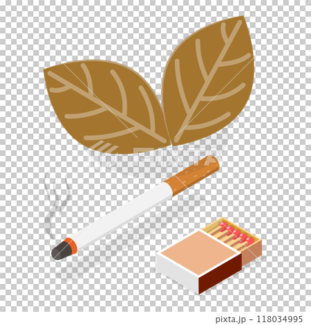 3D Isometric Flat Set of Smoker Collection. Item 1 3D Isometric Flat Set of Smoker Collection. Item 1 118034995