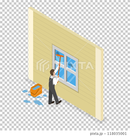3D Isometric Flat Set of Industrial Cleaning. Item 1 3D Isometric Flat Set of Industrial Cleaning. Item 1 118035001