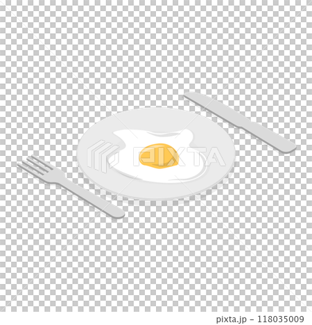 3D Isometric Flat Set of Chicken Eggs. Item 1 3D Isometric Flat Set of Chicken Eggs. Item 1 118035009