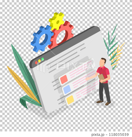 3D Isometric Flat Illustration of Requirements Analysis. Item 1 3D Isometric Flat Illustration of Requirements Analysis. Item 1 118035039