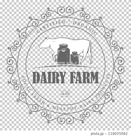 Farm Products Badges With Ornament.. Item 2 Farm Products Badges With Ornament.. Item 2 118035082