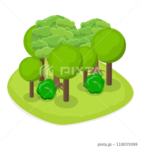 3D Isometric Flat Set of Islands. Item 3 3D Isometric Flat Set of Islands. Item 3 118035099