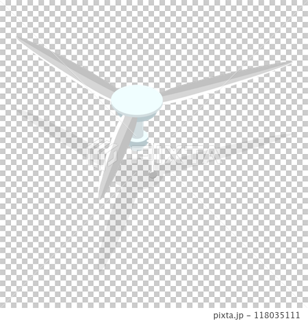 3D Isometric Flat  Illustration of HVACS Systems. Item 1 118035111