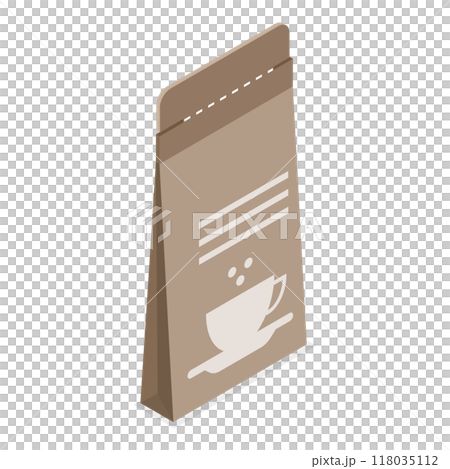 3D Isometric Flat  Icon of Sugar Packs Set. Item 1 118035112