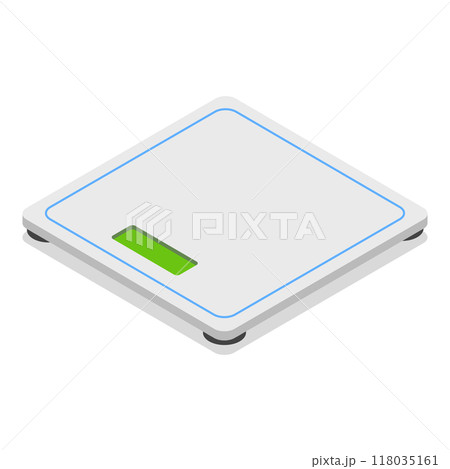 3D Isometric Flat Set of Scales Types. Item 8のイラスト素材 [118035161] - PIXTA