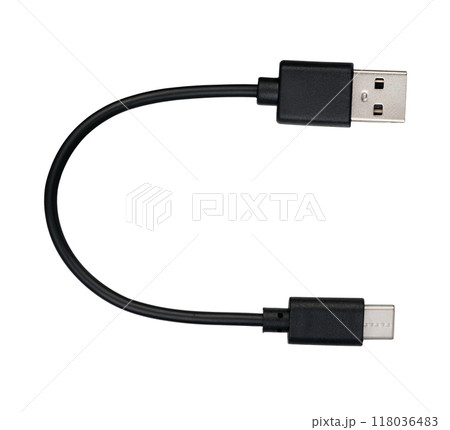 Short USB to USB-C Adapter Cable 118036483