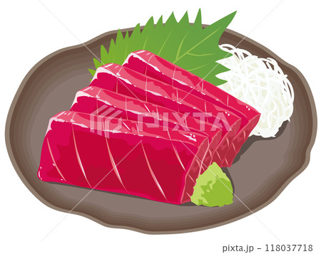 まぐろの刺身 118037718