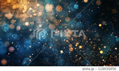 A mix of large and small particles each...のイラスト素材 [118038856] - PIXTA