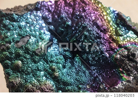 レインボー　ヘマタイト　鉱物 118040203