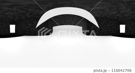 VR 360 studio panorama with reflections. Animation 3D hdri VR 360 studio panorama with reflections. Animation 3D hdri 118042706