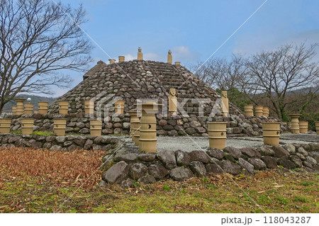 鳥取・伯耆古代の丘公園 帆立貝式古墳 鳥取・伯耆古代の丘公園 帆立貝式古墳 118043287