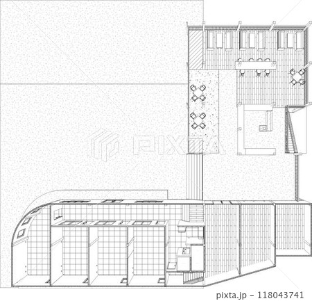 3D illustration of building project 3D illustration of building project 118043741