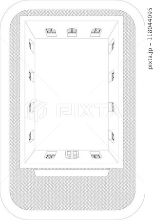 3D illustration of building project 3D illustration of building project 118044095