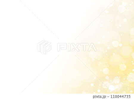 黄色い光玉背景 118044735
