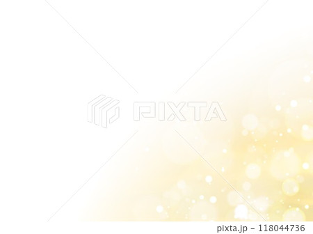 黄色い光玉背景 118044736