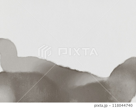Watercolor brown beige gray dull fall winter autumn quality texture background wallpaper minimalistic shape paper ink 118044740
