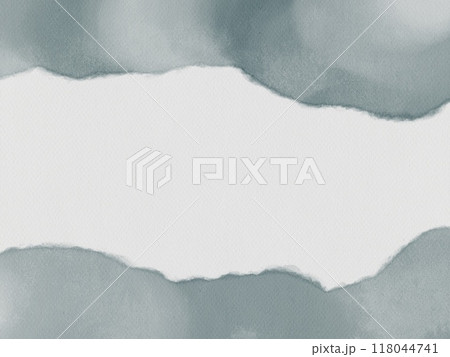 Watercolor blue gray dull fall winter cold autumn quality texture background wallpaper minimalistic shape paper ink wash 118044741