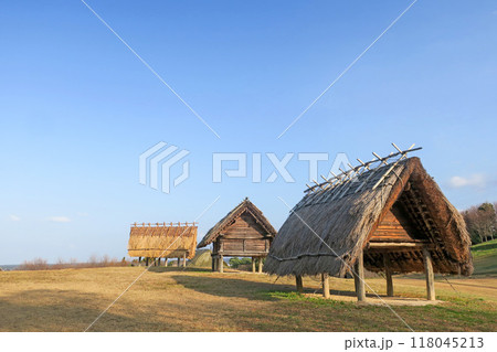 鳥取・妻木晩田遺跡(むきばんだ)高床倉庫 鳥取・妻木晩田遺跡(むきばんだ)高床倉庫 118045213