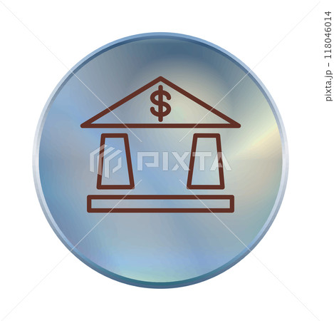 Bank icon template 118046014