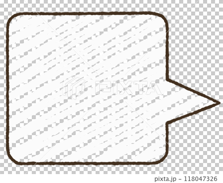 Simple speech bubble icon 118047326