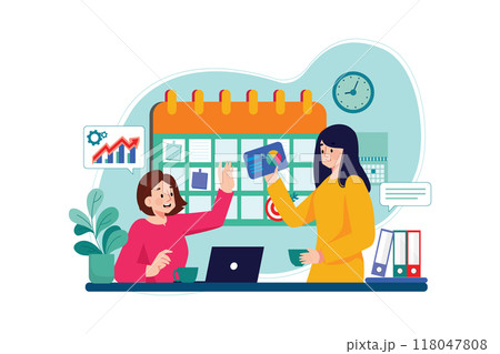 Business schedule planning Business schedule planning 118047808