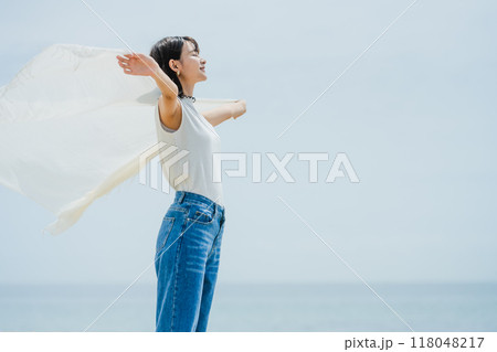 健やかな女性 ポートレート 健やかな女性 ポートレート 118048217