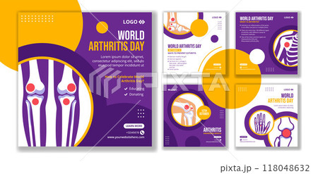 Arthritis Day Social Media Post Flat Cartoon Hand Drawn Templates Background Illustration Arthritis Day Social Media Post Flat Cartoon Hand Drawn Templates Background Illustration 118048632
