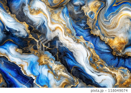 marble and gold abstract background texture.  118049074