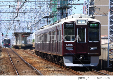 【阪急】8300系 準急（京都線：水無瀬駅） 118049280