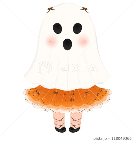 Adorable Halloween Characters: Ghosts, Witches, Pumpkins, and Spooky Scenes with Cute Costumes, Trick-or-Treat Buckets, Haunted Houses, and Black Cats for a Whimsical Halloween Collection 118049366