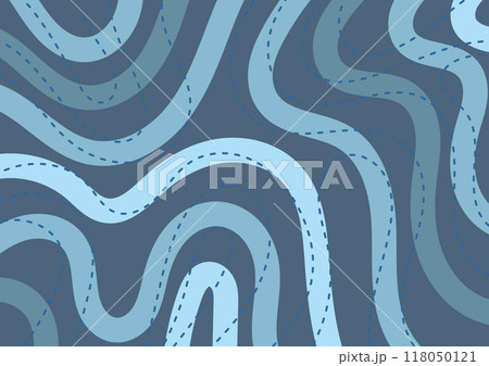Abstract blue line wave random curve background Abstract blue line wave random curve background 118050121