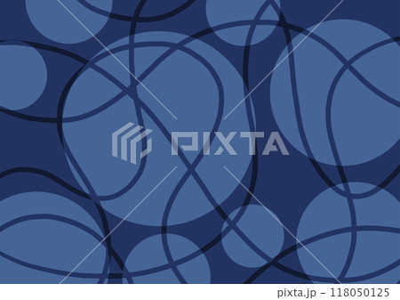 Abstract random blue line presentation background 118050125