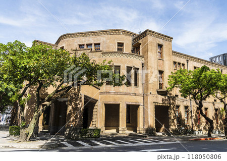 View of the former Taiwan Education Association Building in Taipei. it was built in 1931 during Japanese rule and now hosts the National 228 Memorial Museum. 118050806